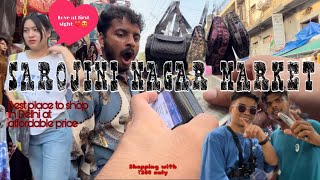 Best Place for Shopping in Delhi starting ₹50 🛍️ 🛒|| Sarojini Nagar Market