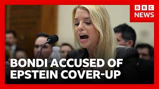 Fury in Congress as Epstein victims accuse US Justice Dept of cover-up | BBC News