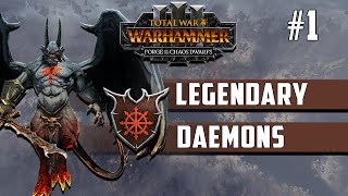 Legendary Daemons Of Chaos - Immortal Empires Campaign - Total War: Warhammer 3  Episode 1