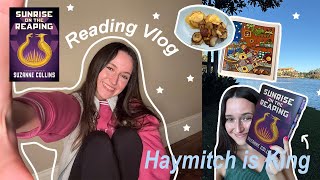 SUNRISE ON THE REAPING reading vlog // I'm obsessed, give me 14 Hunger Games Books
