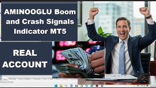 Amınooglu Vertex Indicator MT5 Boom Crash Signals Real Deriv Account (Free Download)