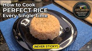How to Cook PERFECT Rice Every Single Time (Never Sticky!)