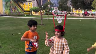  Silly Head Hoop basketball game Challenge by Ahmad and Zoya