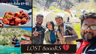 8000rs அ தொலைச்சுட்டோம்😭 Leaving to Manali🫶🏻 | EP21 Ladakh Ride | RR500