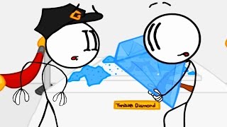 EATING THE CHEESE! | Stealing The Diamond (Flash Game)