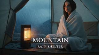 Ana de Armas: High Mountain Rain Storm - Cozy Glamping Ambiance for Deep Relaxation