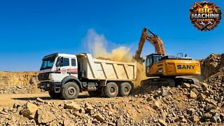 Sany SY365H Pro vs 10 Wheeler Dumper! 🔥 Extreme Loading Action