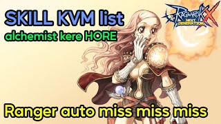 Skill + Item Wajib KVM Alchemist #12 - Ragnarok X Next Generation