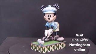 Disney Traditions Mickey Mouse Golfing Figurine 'Hole In One' Jim Shore 4050392