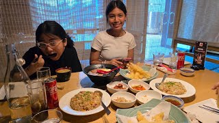 Having lunch at Japanese restaurant 🍽