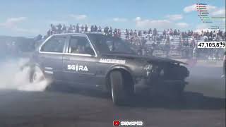 Speed learns how to do donuts for the first time in South Africa 