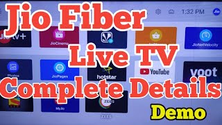 Jio Fiber Live TV Complete List. Jio Set top box Live Channel Complete list. Jio Fiber 399 Plan Live