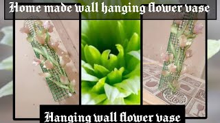 DIY wall hanging flower vase | hs creation