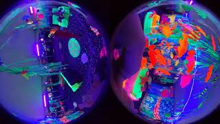 VR Burning Man Video from the Destiny Lounge 3D Featuring the Blacklight Experience