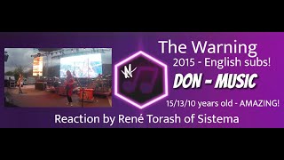The Warning 2015 Festival PREMIERE WITH ENGLISH SUBS - Reaction from René Torash of SISTEMA