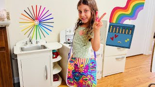 Coloring My Own Unicorn Messenger Bag