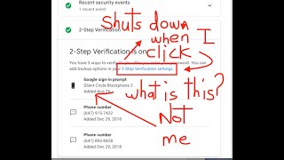 He prevents upload