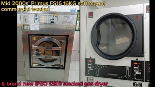 Primus FS16 16KG commercial washer - Warm wash 60C° with 40C° pre-wash