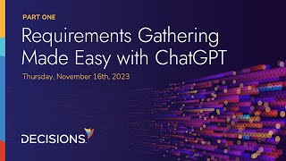 Requirements Gathering Made Easy with ChatGPT