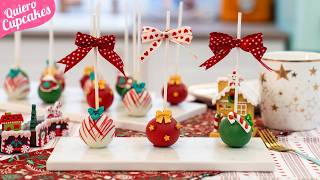 How to make CHRISTMAS CAKEPOPS | Easy and delicious! 🍭🎅 | I WANT CUPCAKES