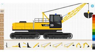 Labo Construction Truck | Heavy Work Grabbing Crane