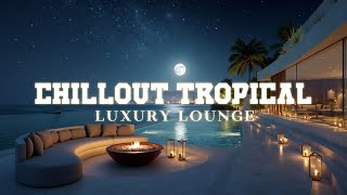 Night Chill Lounge ~ Deep Relaxing Music & Starry Skies