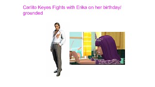 Carlito Keyes starts to fight with @Erika The Casagrandes & Shaman King Fangirl on her birthday/ grounded (Late)