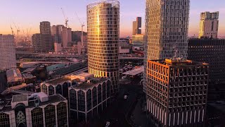 DJI Mini 2 - London, Stratford Sunset 4K