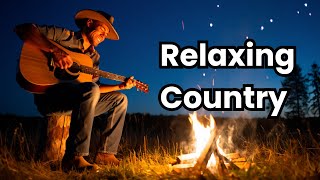 🎸 RELAXING COUNTRY GUITAR 🎸 Cowboy Guitar Vibes 🌅 Highway Sunset Relaxing Music
