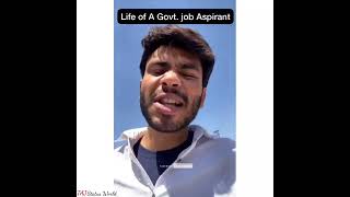 Life Of a Govt  Job Aspirants Status |  Lines 🔥