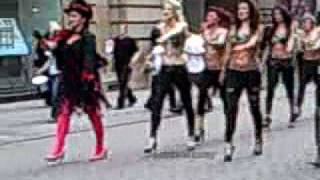 Glamour Models  marching for charity