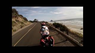 Tim and Debbie Bishop cycling montage