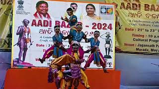 Goti puo dance#odissi#traditional #mela  AADI BAZAR-2024 Chitrada Mayurbhanja