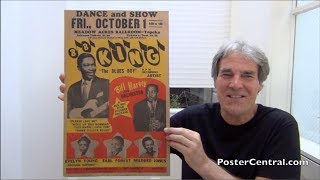 B.B. King 1954 Concert Poster – Amazingly Early & Cool!
