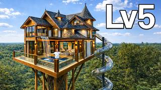 I Tried 5 Levels of Treehouses!