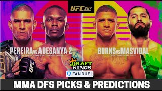 LIVE Q&A! DraftKings MMA DFS: UFC 287 Best Bets, Picks, Lineup Advice, FanDuel - April 8