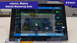 Embedded World 2025 | Bridgetek's Bedside Monitoring Demo with Embedded Video Engine IC BT817A