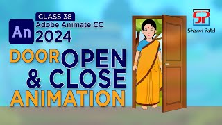 Adobe Animate CC 2024 Advance Level:: Create Door Open & Close Animation | 2D Animation | Hindi