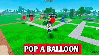 Pop A Balloon! Roblox New Game 