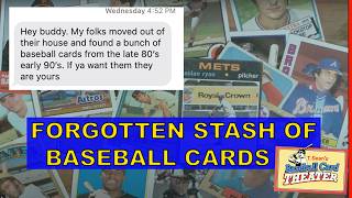 Forgotten Stash of Baseball Cards... and other surprises