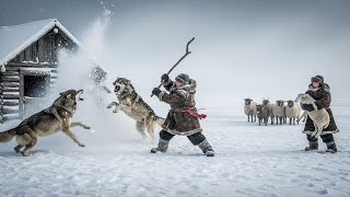 69°C Blizzard 91 Year Old Woman Shelters Granddaughter, Saving Her Goats from a Sheep Attack