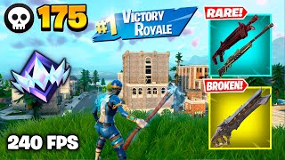 Fortnite Unreal Ranked Reload | High Kill Gameplay | Keyboard & Mouse | 240 FPS