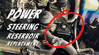How to EASILY Replace Mercedes C280 Power Steering Reservoir