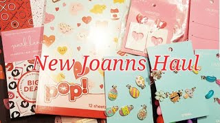 Joanns Haul!!  Valentine paper and Charms.