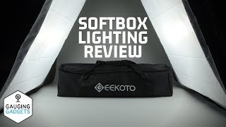 Geekoto Softbox Lighting Kit Review -Video and Photography Studio Lights