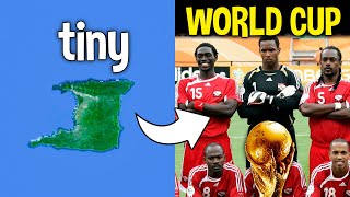 The 10 SMALLEST Countries by Land Area to EVER Qualify for the World Cup