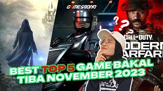 WOW ! BANYAK GAME BEST LA KELUAR PADA BULAN NOVEMBER NI.. | TOP 5 BEST GAME DI BULAN OKTOBER 2023!