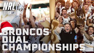 Merry Christmas Broncos Fans! Grand Final Mini's | NRL on Nine