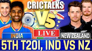 🔴 IND vs NZ Live Match Today, 5th T20I, Live Cricket Scores Commentary, India v New Zealand