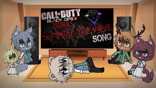Beastars react to COD Zombies Song (Summon The Wave)